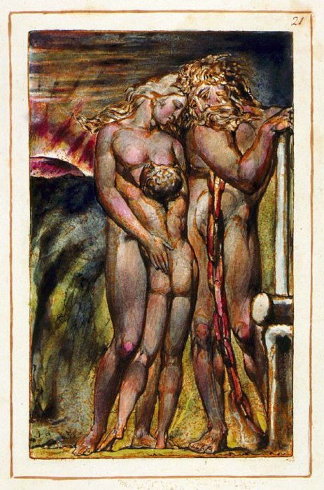 William Blake Copy G Plate 21 From The Book Of Urizen 1794, William Blake